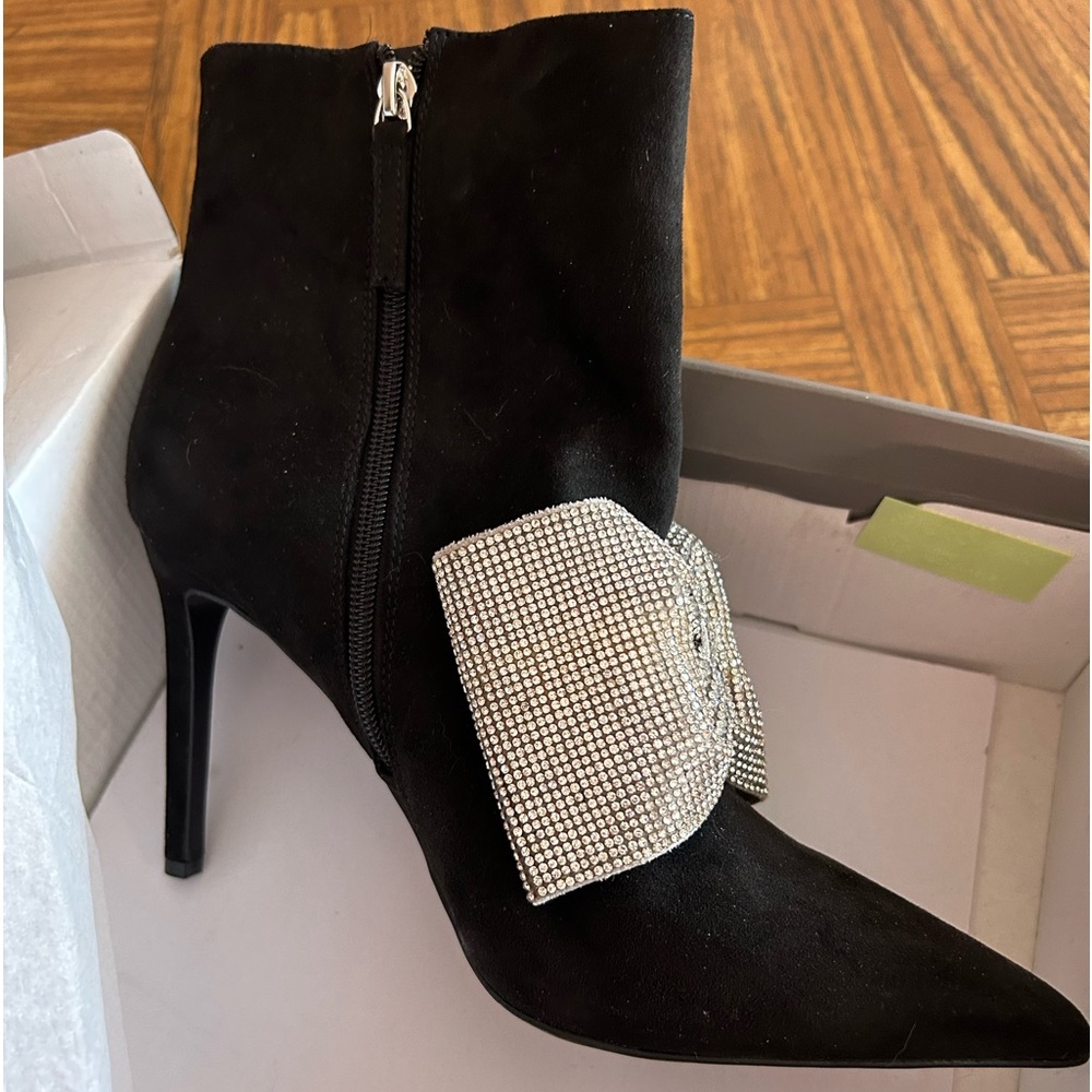 Gorgeous diamond booties! Can dress up or down. Never worn.